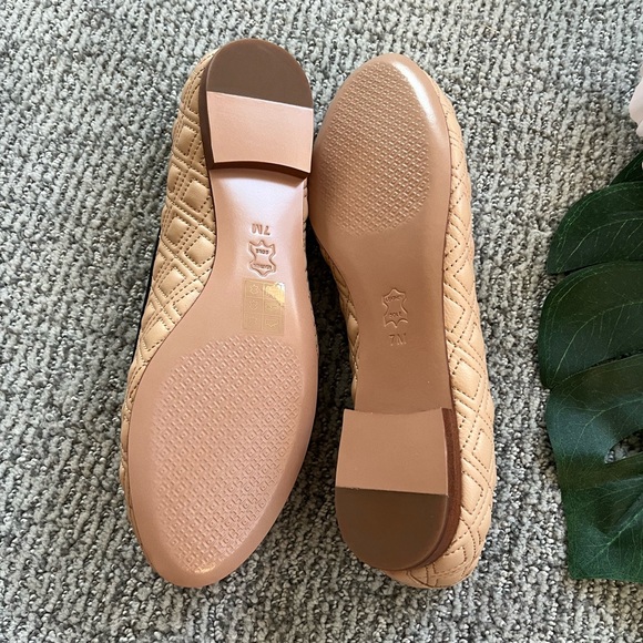 Tory Burch Ballet Flats Marion Quilted North Nappa Size 6.5 and 7 - Picture 5 of 14